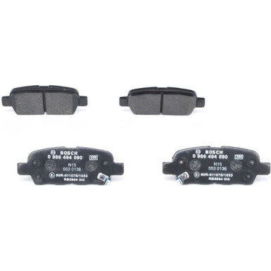 Bremsklötze | NISSAN,SUZUKI,RENAULT | 0 986 494 090