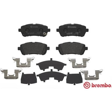 BREMBO Bremsklötze VA | FORD Fiesta/MAZDA 2/DAIHATSU 06 | P 16 013