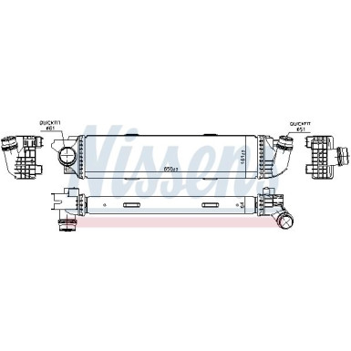 Ladeluftkühler PKW Opel Vivaro B 14 FIRST FIT 96149