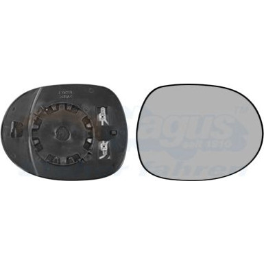 Spiegelglas, Außenspiegel Honda Civic 5t. OE 76203-SMG-G31 HAGUS 2580838