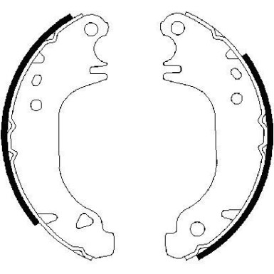 0 986 487 274 Bremsbackensatz 0 986 487 274 Bremsbackensatz