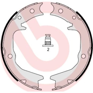 S 54 519 Bremsbackensatz, Feststellbremse ESSENTIAL LINE S 54 519 Bremsbackensatz, Feststellbremse ESSENTIAL LINE