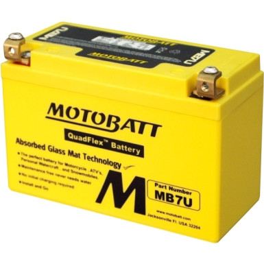 Motorrad Batterie 12V 6,5Ah/100A L+ (Abmessungen: 151X65X94/94) | MB7U
