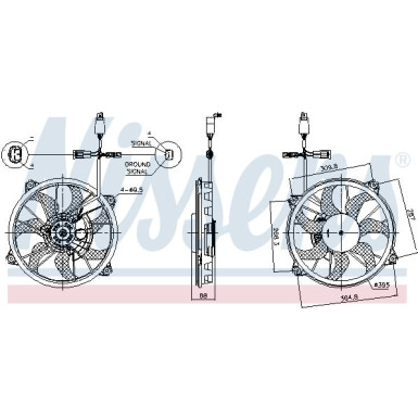 Kühlerlüfter PKW | Citroen C5 1.6 HDI 05 | 85902