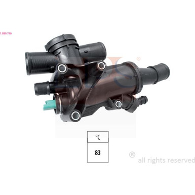 Thermostat, Kühlmittel Made in Italy - OE Equivalent 1.880.748