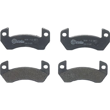 BREMBO Bremsklötze HA | AIXAM 500 97 | P 62 002