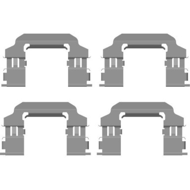 ZUBEHÖRSATZ, SCHEIBENBREMSBELAG | 82557400