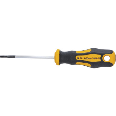 BGS Schraubendreher T-Profil (für Torx) T8 Klingenlänge 60 mm BGS Do it yourself 7844-T8