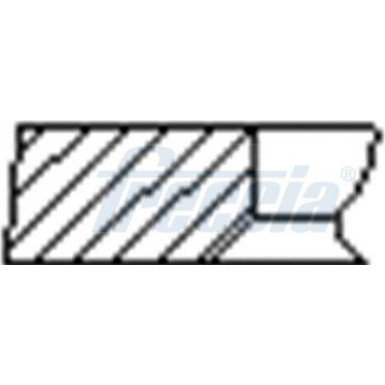 FRECCIA Kolbenringsatz FR10-127600