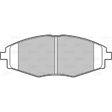 VALEO Bremsbeläge 598316