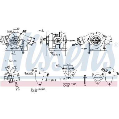 Nissens Turbo VW Multivan,Transporter 03 FACTORY NEW 93254