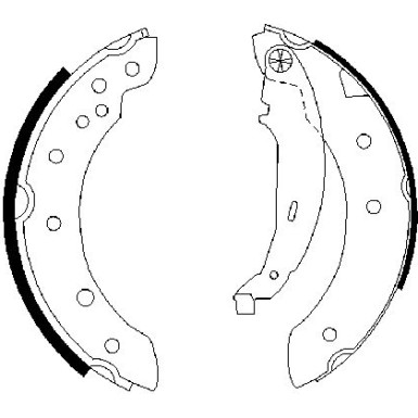 0 986 487 585 Bremsbackensatz 0 986 487 585 Bremsbackensatz