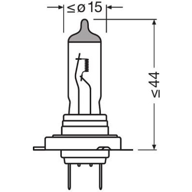 64180L Glühlampe, Tagfahrleuchte ORIGINAL