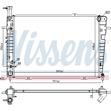 NISSENS Motorkühler | 675015