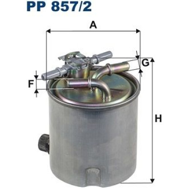 FILTRON Kraftstofffilter | PP 857/2