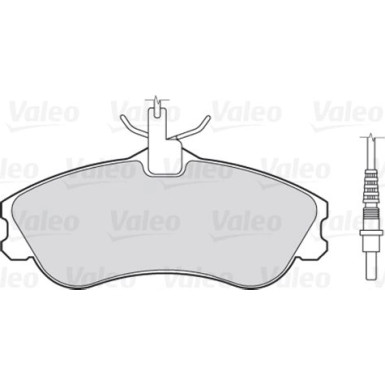 VALEO Bremsbeläge 301326