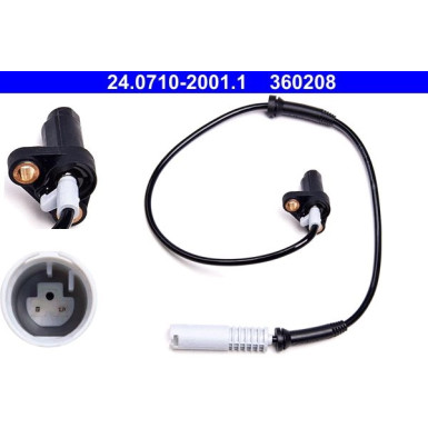 ATE ABS Sensor | 24.0710-2001.1
