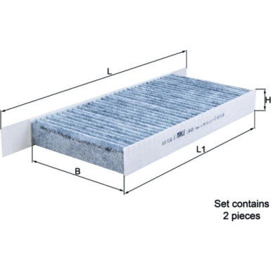 MAHLE Filter, Innenraumluft LAK 426/S MAHLE Filter, Innenraumluft LAK 426/S