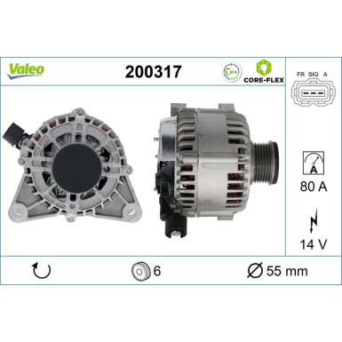 VALEO Generator 200317 VALEO CORE-FLEX