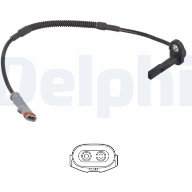 DELPHI Sensor, Raddrehzahl DELPHI Sensor, Raddrehzahl