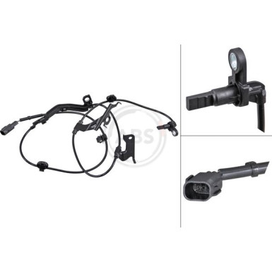 A.B.S. Sensor, Raddrehzahl 32327
