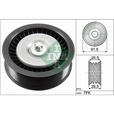 Umlenk-/Führungsrolle, Keilrippenriemen 532 0808 10