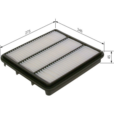 Luftfilter F 026 400 546 Luftfilter F 026 400 546
