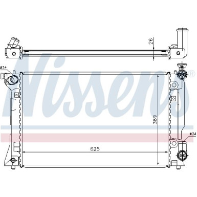 Wasserkühler PKW TOYOTA Avensis 2,0i 64667A