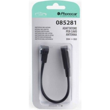 Phonocar Antennen-Adapter Kabel ISO DIN 20 cm Antennen-Adapter Kabel DIN -> ISO 085281