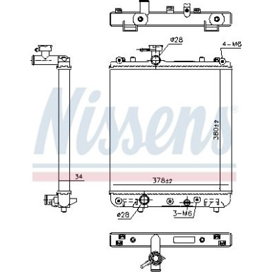 Wasserkühler PKW 64195