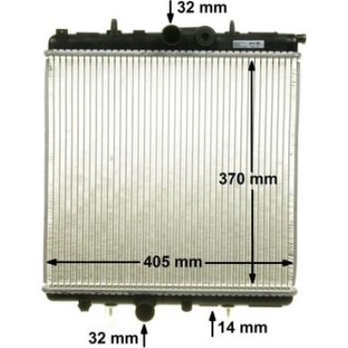 Kühler, Motorkühlung BEHR CR 527 000S