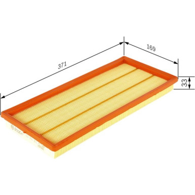 Luftfilter F 026 400 326 Luftfilter F 026 400 326