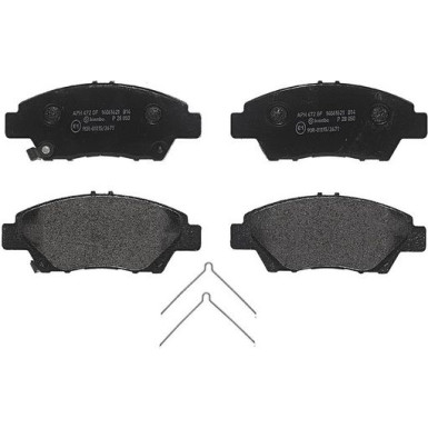 BREMBO Bremsklötze VA P 28 050 BREMBO Bremsklötze VA P 28 050