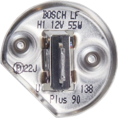 H1 12V 55W PLUS 90 BLISTER BOSCH KFZ-GLUEHLAMPE Plus 90 BL 1987301076
