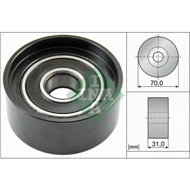 Umlenk-/Führungsrolle, Keilrippenriemen 532 0588 10