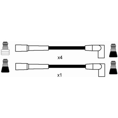 NGK Zündleitungssatz 0778