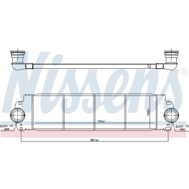 Ladeluftkühler PKW VW T5 03 96683 Ladeluftkühler PKW VW T5 03 96683