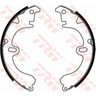 82 461 008 Bremsbacken GS8181 82 461 008 Bremsbacken GS8181