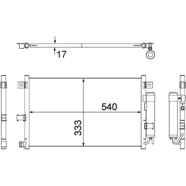 Kondensator, Klimaanlage AC 507 000S