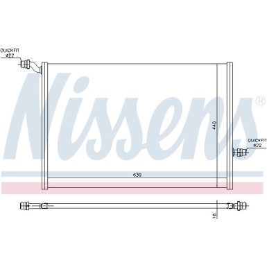 Wasserkühler PKW 627032 Wasserkühler PKW 627032