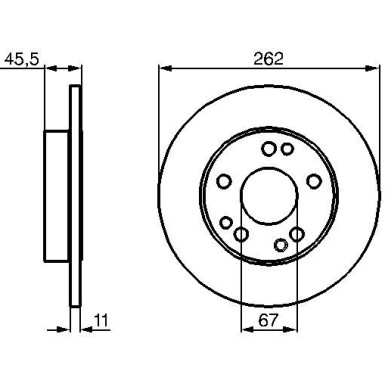 Bremsscheibe VA 0 986 478 114 Bremsscheibe VA 0 986 478 114