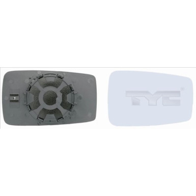 TYC Spiegelglas, Außenspiegel 302-0002-1 TYC Spiegelglas, Außenspiegel 302-0002-1