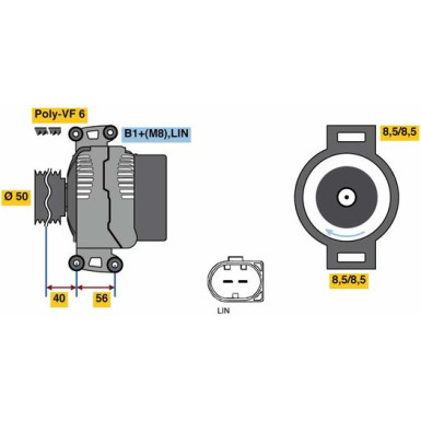 Lichtmaschine MERCEDES 0 986 049 010 Lichtmaschine MERCEDES 0 986 049 010