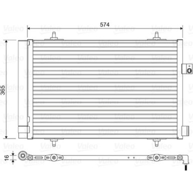 VALEO Kondensator, Klimaanlage 814420