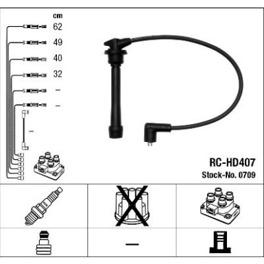 Zündleitungssatz RC-HD407
