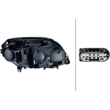 SCHEINWERFER L HELLA MERCEDES GLK X204 08-15 1EG 354 878-011