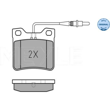 Bremsbelagsatz Db T. Vito 108-114 02/96- Mit Sensor 025 219 0417/W Bremsbelagsatz Db T. Vito 108-114 02/96- Mit Sensor 025 219 0417/W