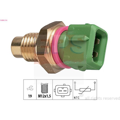 Sensor, Kühlmitteltemperatur 1.830.114 Sensor, Kühlmitteltemperatur 1.830.114
