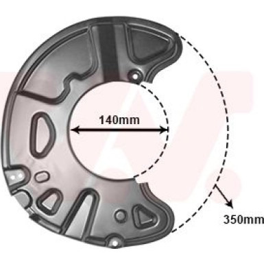 VAN WEZEL Spritzblech, Bremsscheibe 3097372