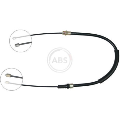 A.B.S. Handbremsseil Seilzug Festellbremse K17097 A.B.S. Handbremsseil Seilzug Festellbremse K17097